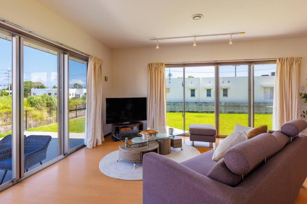 Bbq可能 庭付き一棟貸 ビーチまで3分 宇利島車で7分 最大8人 Luana House Villa Nago Exteriör bild